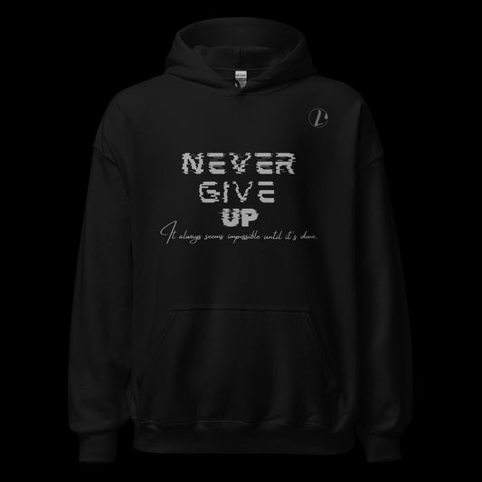 Cotton black pullover hoodie with unique graphic designs for any outfit