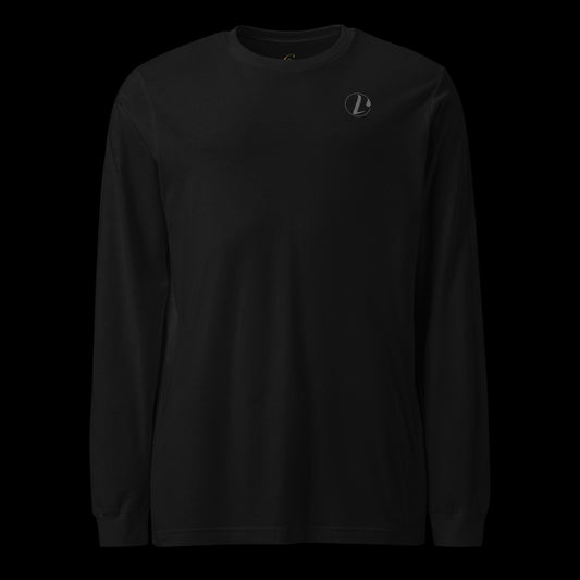 Cotton black long-sleeved t-shirts with unique graphic designs for any outfit