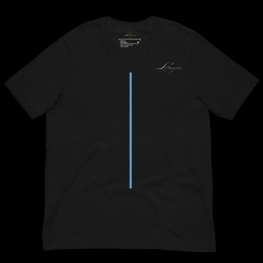 black crewneck t-shirt minimalistic , soft touch 100% cotton