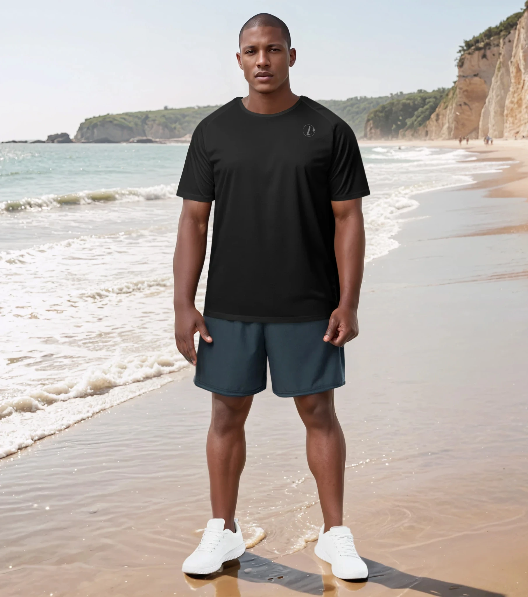 the mark jersey plain black