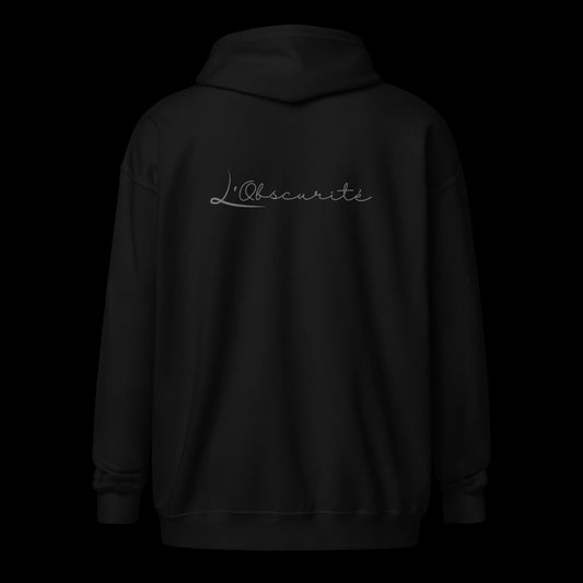 zip hoodie, comfy and easy to match, basic instinct edition