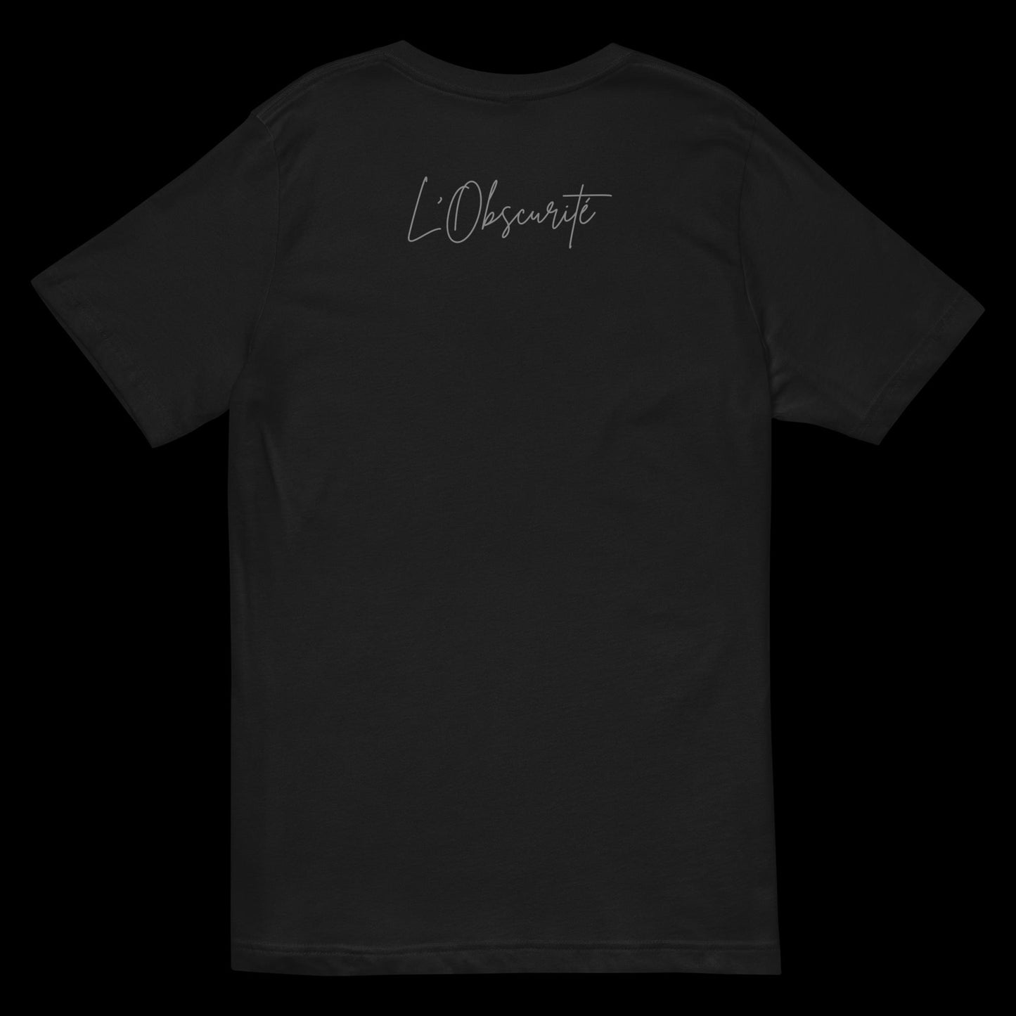 | Black t-shirt streetwear L’Obscurité