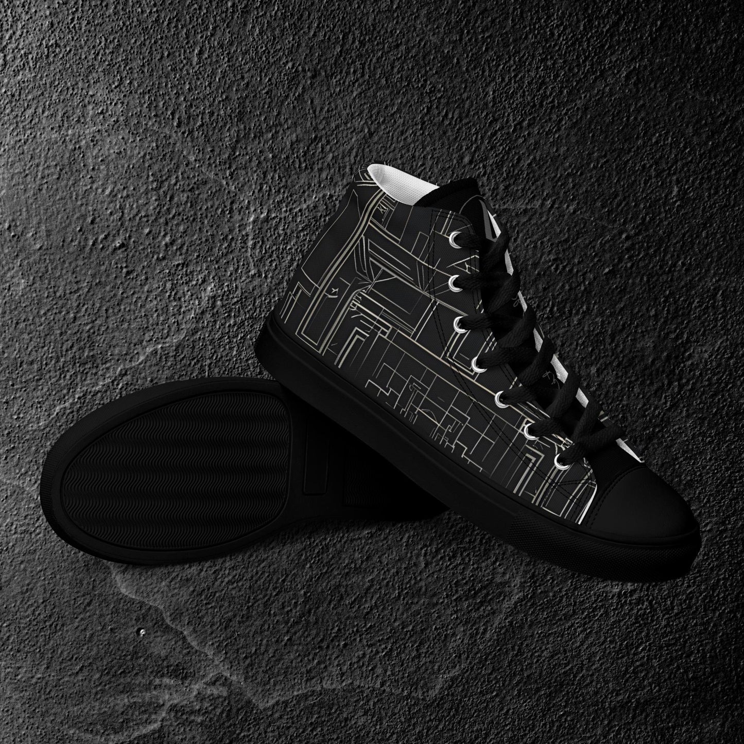 Black Canvas Shoes for Men - Versatile & Stylish Footwear