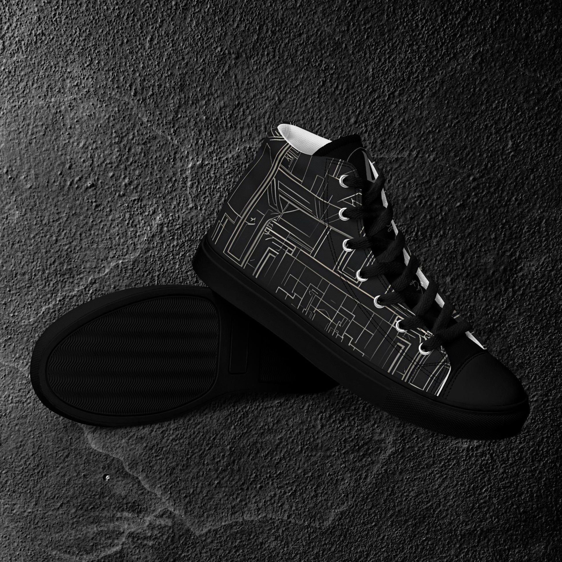 Black Canvas Shoes for Men - Versatile & Stylish Footwear