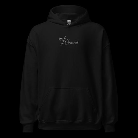 Cotton black hoodies with unique graphic designs for any outfit