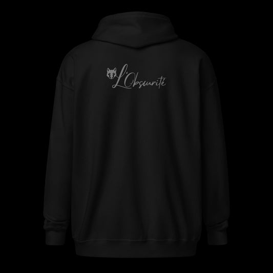 Cotton zip hoodie with unique graphic designs for any outfit