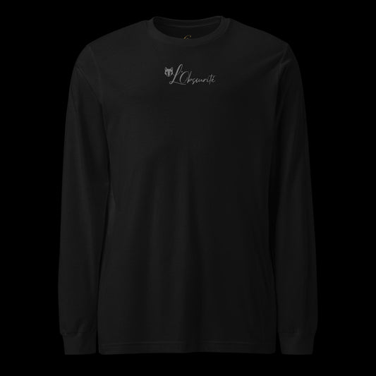 Cotton black long sleeve t-shirts with unique graphic designs for any outfit