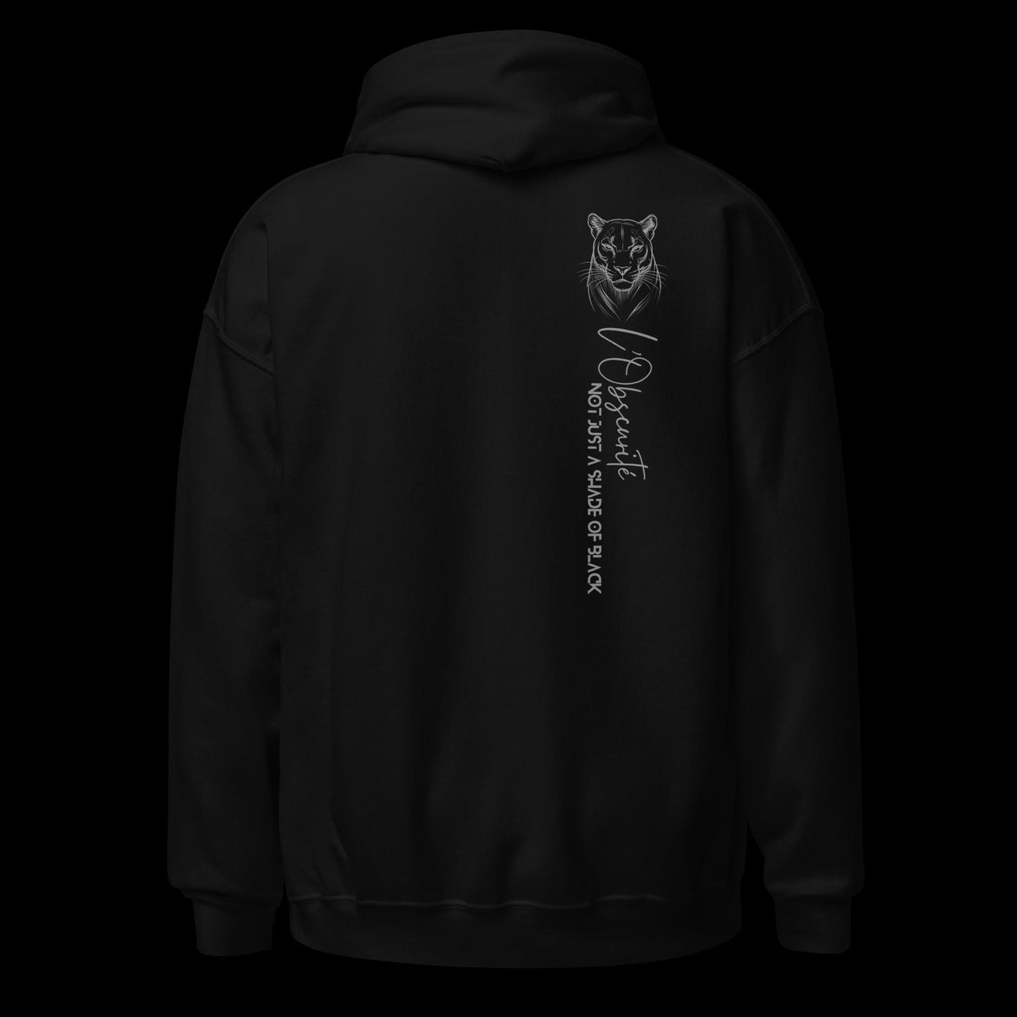 perfect hoodie for any day , just another shade of black