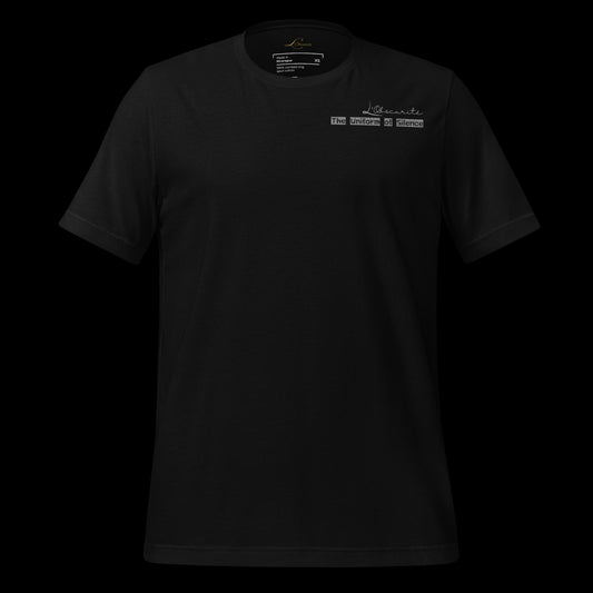 unspoken tee, simple and minimalistic for men