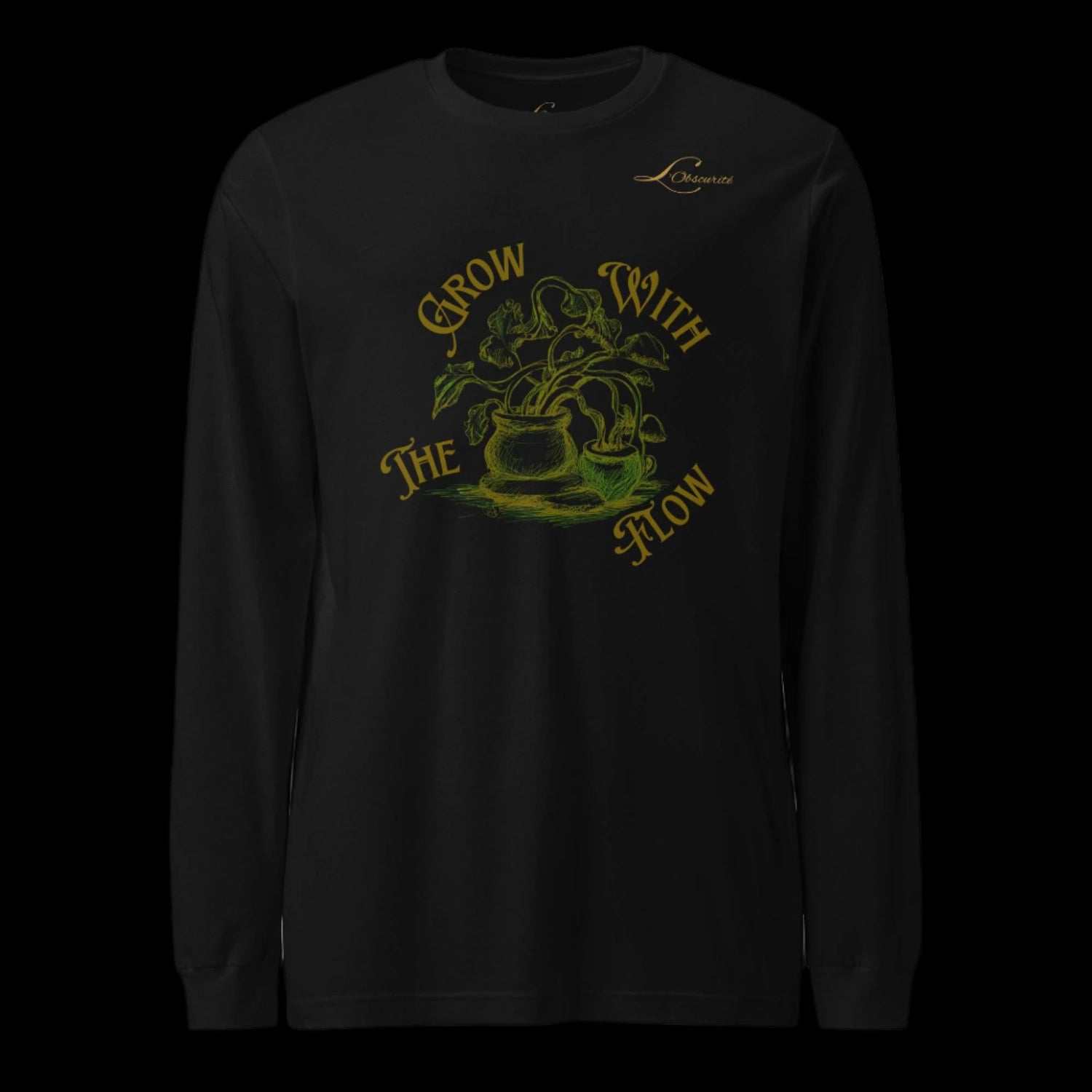 Cotton long sleeve t-shirt with unique graphic designs for any outfit
