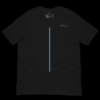 black crewneck t-shirt minimalistic , soft touch 100% cotton 