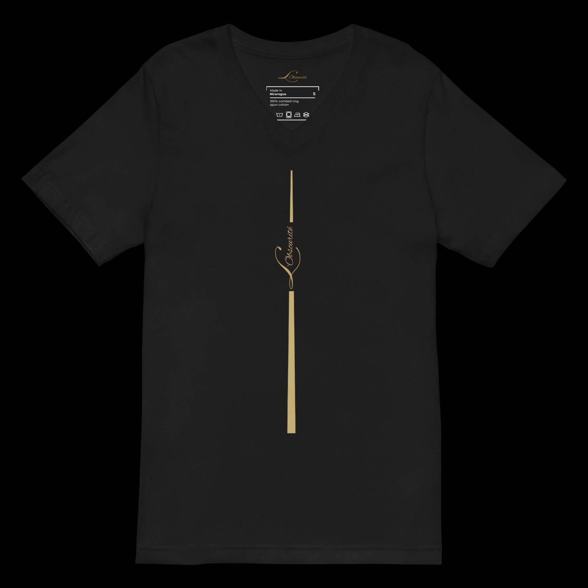 black v-neck tee 100% cotton comfy and soft touch