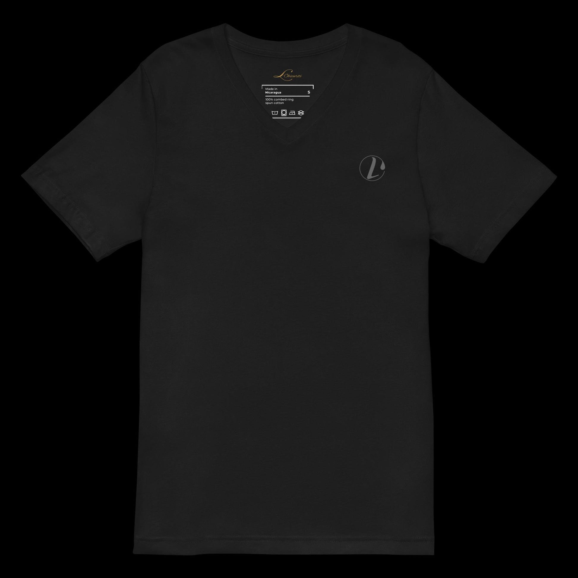 | Black t-shirt streetwear L’Obscurité - front